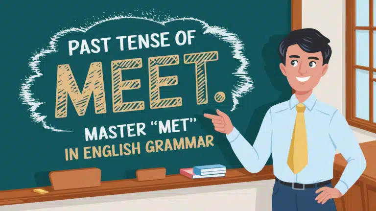 Past Tense of Meet: Master 'Met' in English Grammar | Verb Guide